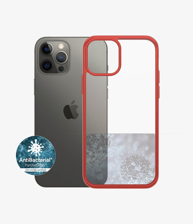 PanzerGlass - Tok ClearCase AB - iPhone 12 és 12 Pro, red