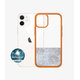 PanzerGlass - Tok ClearCase AB - iPhone 12 mini, orange