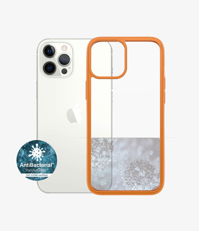 PanzerGlass - Tok ClearCase AB - iPhone 12 Pro Max, orange