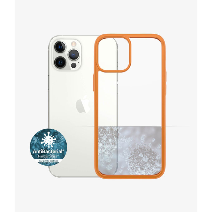 PanzerGlass - Tok ClearCase AB - iPhone 12 Pro Max, orange