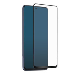 SBS - Edzett Üveg Full Cover - Samsung Galaxy S21 FE, fekete