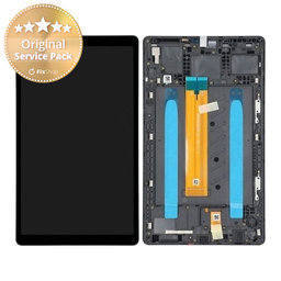 Samsung Galaxy Tab A7 Lite LTE T225 - LDC Kijelző + Érintőüveg + Rám (Gray) - GH81-20632A Genuine Service Pack