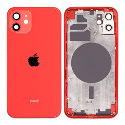 Apple iPhone 12 - Hátsó Ház (Red)
