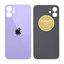 Apple iPhone 12 Mini - Hátsó Ház Üveg (Purple)