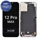 Kijelző In-Cell FHD iPhone 12 Pro Max, Érintőüveg kerettel, FixPremium