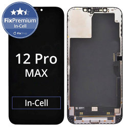 Apple iPhone 12 Pro Max - LCD Kijelző + Érintőüveg + Keret In-Cell FixPremium