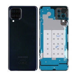 Samsung Galaxy M32 M325F - Akkumulátor Fedőlap (Black) - GH82-25976A Genuine Service Pack