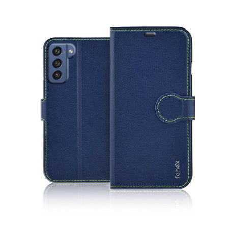 Fonex - Book Identity tok Samsung Galaxy S21 FE készülékhez, kék