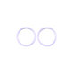 Apple iPhone 11, 12, 12 Mini - Hatsó Kamera Lencse Keret (Purple) - 2db
