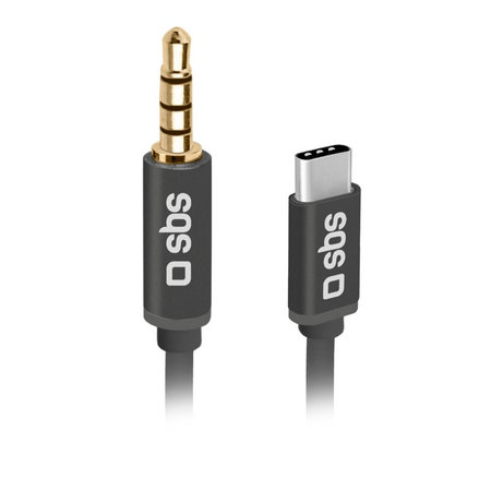 SBS - Adapter USB-C / 3.5mm Jack, fekete