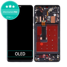 Huawei P30 Pro, P30 Pro 2020 - LCD Kijelző + Érintőüveg + Keret (Black) OLED