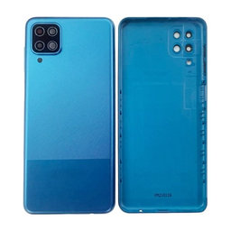 Samsung Galaxy A12 A125F - Akkumulátor Fedőlap (Blue)