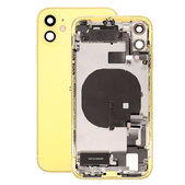 Apple iPhone 11 - Hátsó Ház Apró Alkatrészekkel (Yellow)