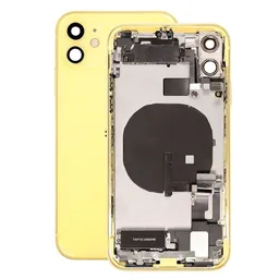 Apple iPhone 11 - Hátsó Ház Apró Alkatrészekkel (Yellow)