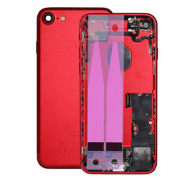 Apple iPhone 7 - Hátsó Ház Apró Alkatrészekkel (Red)