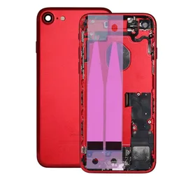 Apple iPhone 7 - Hátsó Ház Apró Alkatrészekkel (Red)