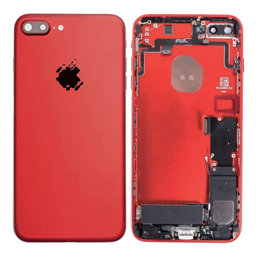 Apple iPhone 7 Plus - Hátsó Ház Apró Alkatrészekkel (Red)