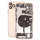 Apple iPhone 11 Pro - Hátsó Ház Apró Alkatrészekkel (Gold)