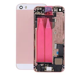 Apple iPhone SE - Hátsó Ház Apró Alkatrészekkel (Rose Gold)