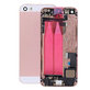 Apple iPhone SE - Hátsó Ház Apró Alkatrészekkel (Rose Gold)
