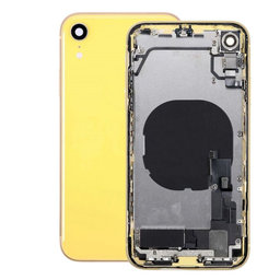 Apple iPhone XR - Hátsó Ház Apró Alkatrészekkel (Yellow)