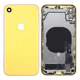 Apple iPhone XR - Hátsó Ház Apró Alkatrészekkel (Yellow)