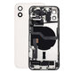 Apple iPhone 12 - Hátsó Ház Apró Alkatrészekkel (White)