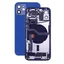 Apple iPhone 12 - Hátsó Ház Apró Alkatrészekkel (Blue)