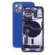 Apple iPhone 12 - Hátsó Ház Apró Alkatrészekkel (Blue)