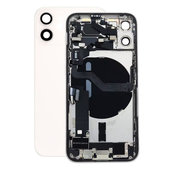 Apple iPhone 12 Mini - Hátsó Ház Apró Alkatrészekkel (White)