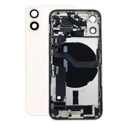Apple iPhone 12 Mini - Hátsó Ház Apró Alkatrészekkel (White)