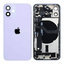 Apple iPhone 12 Mini - Hátsó Ház Apró Alkatrészekkel (Purple)
