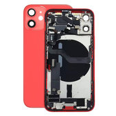Apple iPhone 12 Mini - Hátsó Ház Apró Alkatrészekkel (Red)