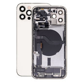 Apple iPhone 12 Pro - Hátsó Ház Apró Alkatrészekkel (Silver)