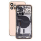 Apple iPhone 12 Pro - Hátsó Ház Apró Alkatrészekkel (Gold)
