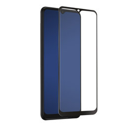 SBS - Edzett Üveg Full Cover - Samsung Galaxy A22 5G, fekete