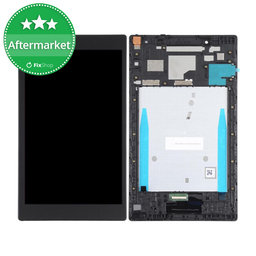 Lenovo Tab 4 TB-8504F - LCD Kijelző + Érintőüveg + Keret (Black) TFT