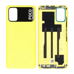 Xiaomi Poco M3 - Akkumulátor Fedőlap (Poco Yellow) - 55050000QL9X Genuine Service Pack