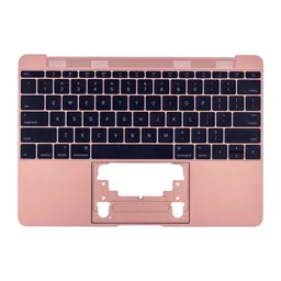 Apple MacBook 12" A1534 (Early 2015 - Mid 2017) - Felső Billentyűzet Keret + Billentyűzet US (Rose Gold)