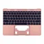 Apple MacBook 12" A1534 (Early 2015 - Mid 2017) - Felső Billentyűzet Keret + Billentyűzet US (Rose Gold)