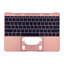 Apple MacBook 12" A1534 (Early 2015 - Mid 2017) - Felső Billentyűzet Keret + Billentyűzet US (Rose Gold)