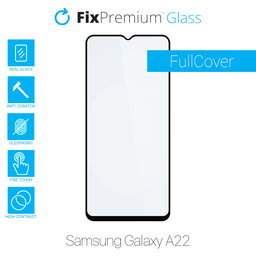 FixPremium FullCover Glass - Edzett üveg - Samsung Galaxy A22