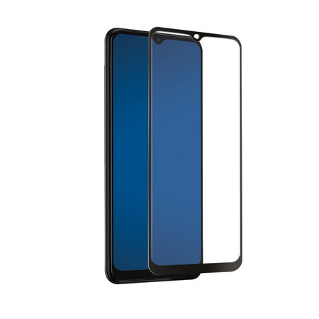 SBS - Edzett Üveg Full Cover - Samsung Galaxy A22, fekete