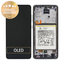 Samsung Galaxy A52s 5G A528B - LCD Kijelző + Érintőüveg + Keret + Akkumulátor (Awesome Black) - GH82-26912A Genuine Service Pack