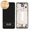 Samsung Galaxy A52s 5G A528B - LCD Kijelző + Érintőüveg + Keret (Awesome Mint) - GH82-26861E, GH82-26863E, GH82-26910E, GH82-26909E Genuine Service Pack
