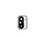 Xiaomi Poco F3 - Hátlapi Kameralencse Üveg + Keret (Arctic White)