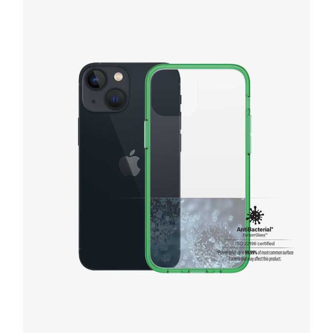 PanzerGlass - Tok ClearCaseColor AB - iPhone 13 mini, lime
