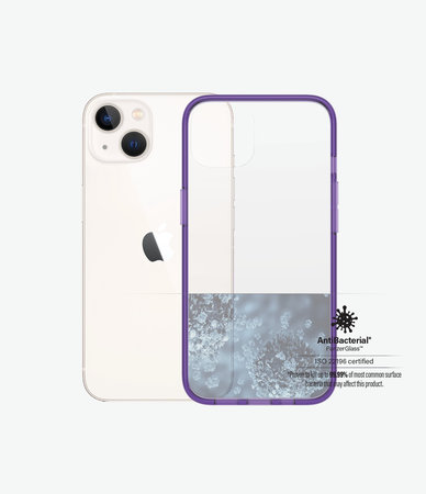 PanzerGlass - Tok ClearCaseColor AB - iPhone 13, grape