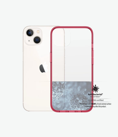 PanzerGlass - Tok ClearCaseColor AB - iPhone 13, strawberry