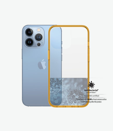 PanzerGlass - Tok ClearCaseColor AB - iPhone 13 Pro, tangerine